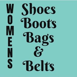 SHOES BOOTS BAGS & BELTS